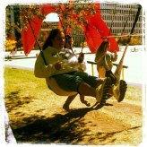 Photo Tuesday! Swing by Calder Plaza and make some music on the Swing Set Drum Kit! Happy ArtPrize
